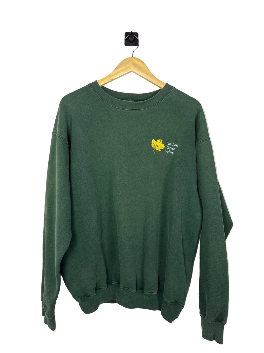 US National Park The Last Green Valley Crewneck M Hanes Sweatshirt Nature
